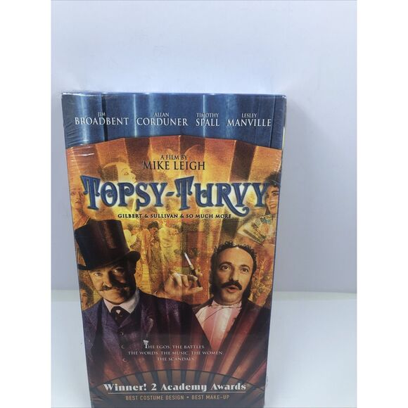 Topsy Turvy - VHS  Jim Briadbent/Mike Leigh Gilbert & Sullivan BRAND NEW SEALED - Picture 1 of 15